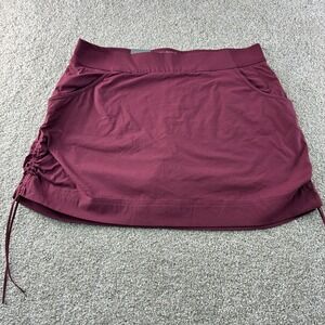 NWT Columbia Skort 1X‎ Womens Burgundy Omni-Shield Athletic Outdoor Gorpcore